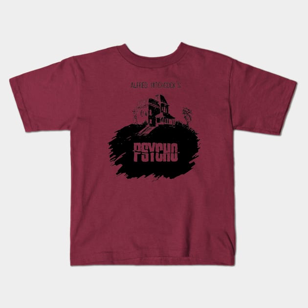 Alfred Hitchcock's Psycho Kids T-Shirt by burrotees